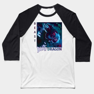 Blue dragon beast Baseball T-Shirt